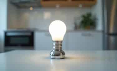 A lightbulb representing a home electrical inspection